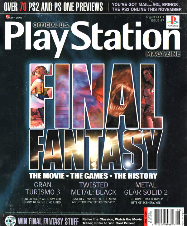 Official U.S. PlayStation Magazine Issue 047 (August 2001) cover